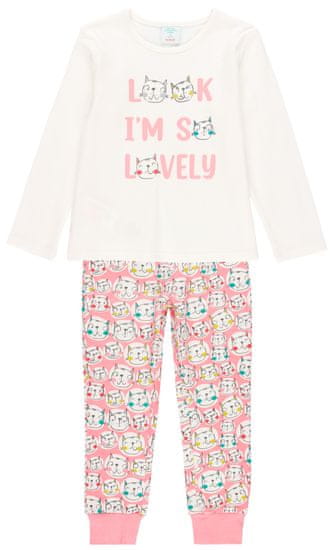 Boboli pamučna pidžama za djevojčice - mačka 925095