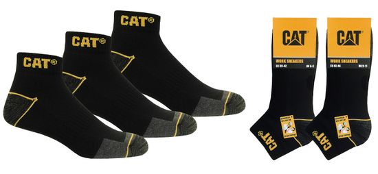 CAT ZCM0508 muške čarape, crne, 39/42, 3 para