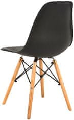 Aga Stolica za blagovaonicu Crna