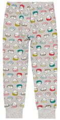 Boboli pamučna pidžama za djevojčice - mačka koja spava 925107, siva, 162
