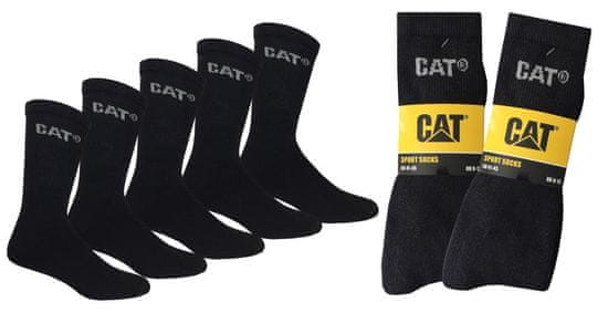 CAT DYP61 muške sportske čarape, crne, 46/50, 5 para