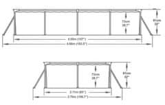 Bestway Steel Pro 4,00 x 2,11 x 0,81 m 56405