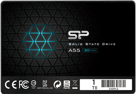 Silicon Power Ace A55 SSD disk, 1 TB, 6,35 cm, SATA III, 560/530 MB/s (SP001TBSS3A55S25)