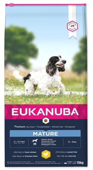 Eukanuba hrana za pse Mature Medium 15 kg MALL.HR