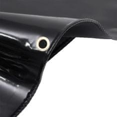 Vidaxl Cerada 650 g/m² 1,5 x 10 m crna