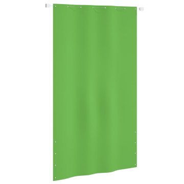 Vidaxl Balkonska pregrada svijetlozelena 140x240 cm Oxford tkanina