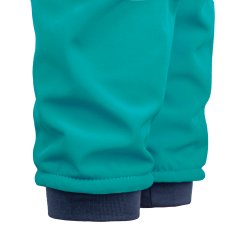 Unuo dječje softshell hlače za malu djecu od flisa, plave, 80/86