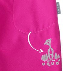 Unuo softshell hlače za djevojčice od flisa, ružičasta, 98-104