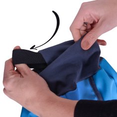 Unuo softshell hlače za dječake od flisa, plave, 98/104