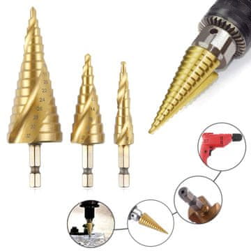 Beast HEX 1/4 HSS konusne smrače za smreke 4-32 mm