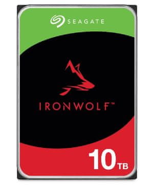 Seagate Ironwolf NAS tvrdi disk, 10 TB, SATA 6 Gb/s, 256 MB (ST10000VN000)