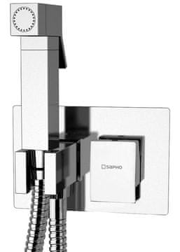 SAPHO SPECTRE ugradbena bide miješalica sa Stop tušem, kromirana kvadratna dizajna