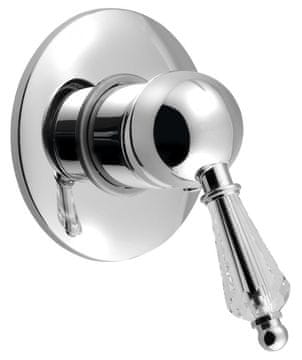 SAPHO KIRKÉ CRYSTAL Retro Tuš Miješalica - Kromirana, Swarovski Detalji