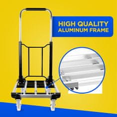 Kinzo Lagana aluminijska sklopiva transportna kolica do 150KG