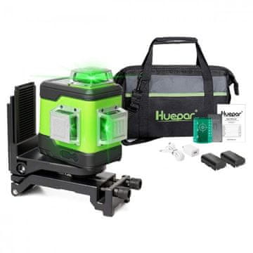 Huepar PRO 12 line laser 360 sa dvije baterije od 2600 mAh