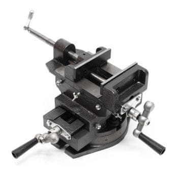 Wiltec Strojna križna stezaljka 2-osna okretna 100 mm