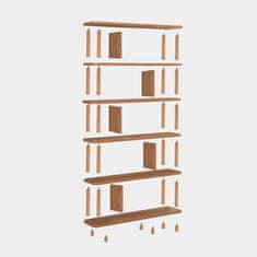 Woody Fashion Polica za knjige, Atlantski bor, Meta