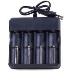 Bailong Univerzalni punjač za 4 tipa 18650 4,2V baterije