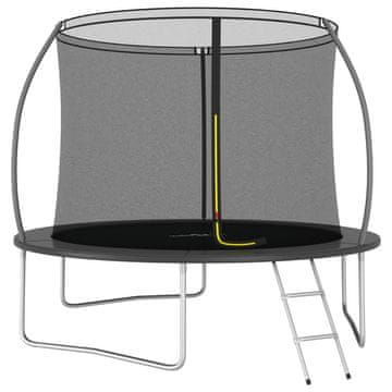 Vidaxl Set trampolina okrugli 305 x 76 cm 150 kg