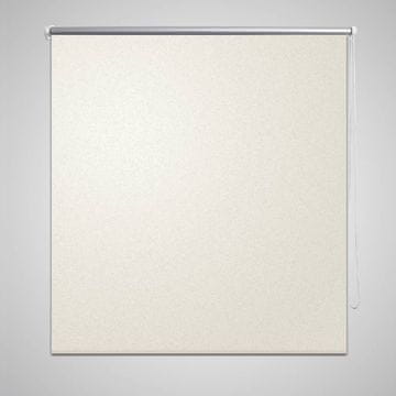 Vidaxl Rolo zavjesa za sunce 100 x 230 cm kremasto bijela