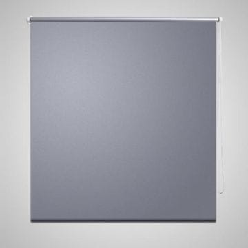 Vidaxl Zamračujuća rolo zavjesa 120 x 230 cm siva