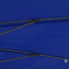 Vidaxl Vanjski suncobran s aluminijskim stupom 270 cm azurnoplavi