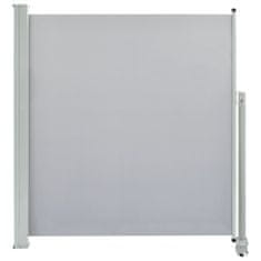 Vidaxl Uvlačiva bočna tenda za terasu 140 x 300 cm siva