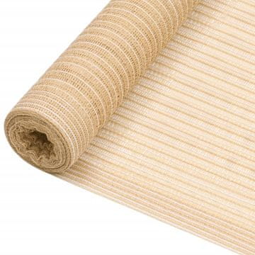 Vidaxl Mreža za sjenu, bež, 3,6 x 50 m, HDPE, 150 g/m²