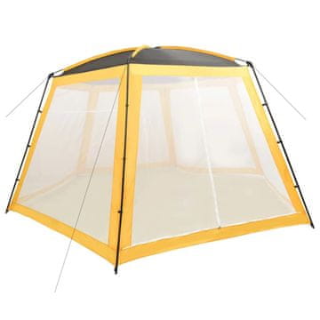 Vidaxl Šator za bazen od tkanine 590x520x250 cm žuti