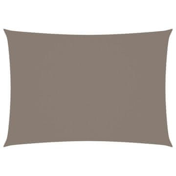Vidaxl Jedro protiv sunca od tkanine pravokutno 3 x 5 m smeđe-sivo