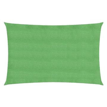Vidaxl Jedro za zaštitu od sunca 160 g/m² svjetlozeleno 4 x 7 m HDPE