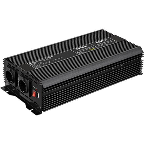 Goobay 12V-230V DC/AC USB-5V 3000W napajanje pretvarača