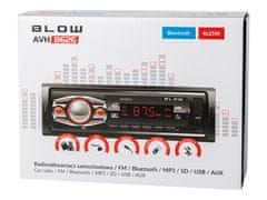 Blow 12V 1DIN auto radio 4x25W MP3 USB SD MMC Bluetooth