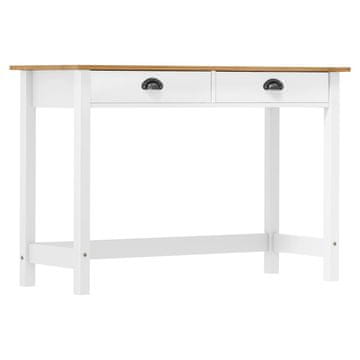 Vidaxl Hill Konzolni stolić s 2 ladice 110x45x74 cm Puni bor