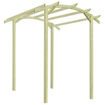 Vidaxl Vrtna pergola od impregnirane borovine 180 x 197 x 210 cm