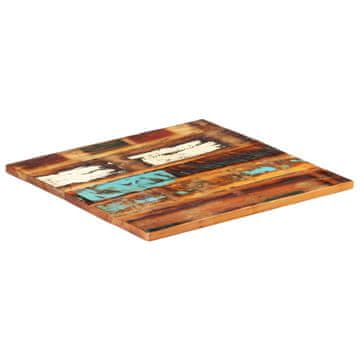 Vidaxl Kvadratna ploča stola 60x60 cm, 25-27 mm, Masivno reciklirano drvo