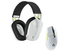 Logitech set slušalica G435 i miš G305, bijele boje