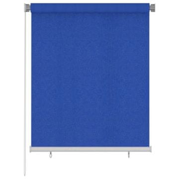 Vidaxl Rolo zavjesa, 120x140 cm, plava, HDPE