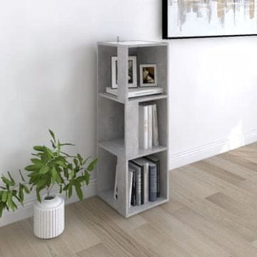 Vidaxl Kutni ormarić Betonsko-sivi 33x33x100 cm