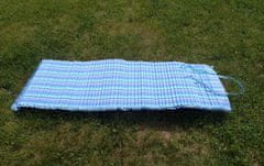 ACRAsport Sklopiva ležaljka za plažu na sklapanje plava 170 x 55 x 1,5 cm