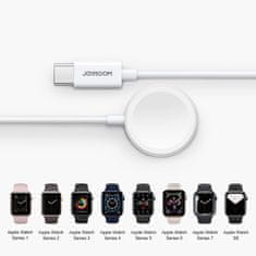 Joyroom Magnetic bežični punjač za Apple Watch USB-C 2.5W, bijela