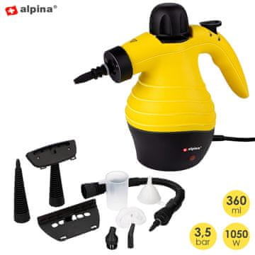 Alpina ED-ALP-STEAM parni čistač, 1050W, do 3,5 bara, više nastavaka