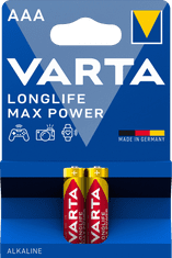 Varta baterije Longlife Max Power 2 AAA 4703101412, 2 komada