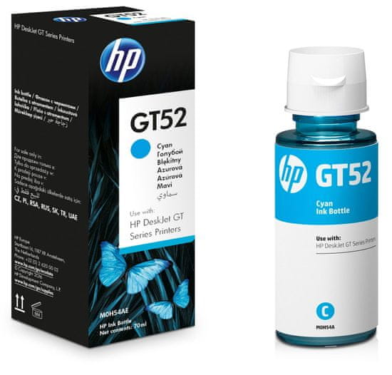 HP tinta u bočici GT52, plava
