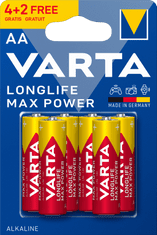 Varta baterija Longlife Max Power 4+2 AA 4706101436, 4+2 komada