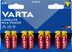 Varta baterije Longlife Max Power 8 AA 4706101418, 8 komada