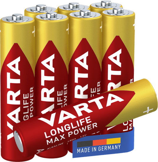 Varta baterije Longlife Max Power 5+3 AAA 4703101428, 5+3 komada