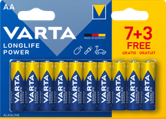 Varta baterija Longlife Power 7+3 AA 4906121470, 7+3 komada