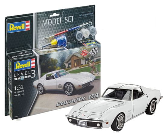 Revell Corvette C3 set za sastavljanje