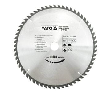 YATO WIDIA LIST KRUŽNE PILE 300x30mm 60 ZUBOVA YT-6077